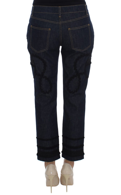 Jean CAPRI Torero en jean de coton bleu Dolce & Gabbana