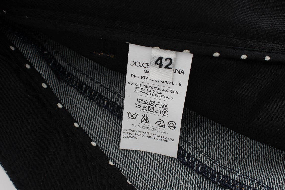 Jean CAPRI Torero en jean de coton bleu Dolce & Gabbana
