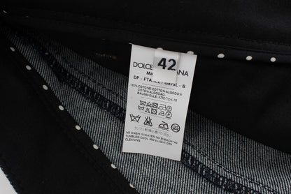 Jean CAPRI Torero en jean de coton bleu Dolce & Gabbana