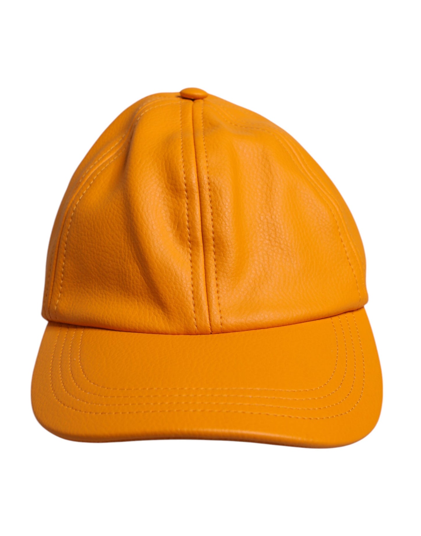Gorra de béisbol Dolce & Gabbana de 6 paneles de algodón naranja