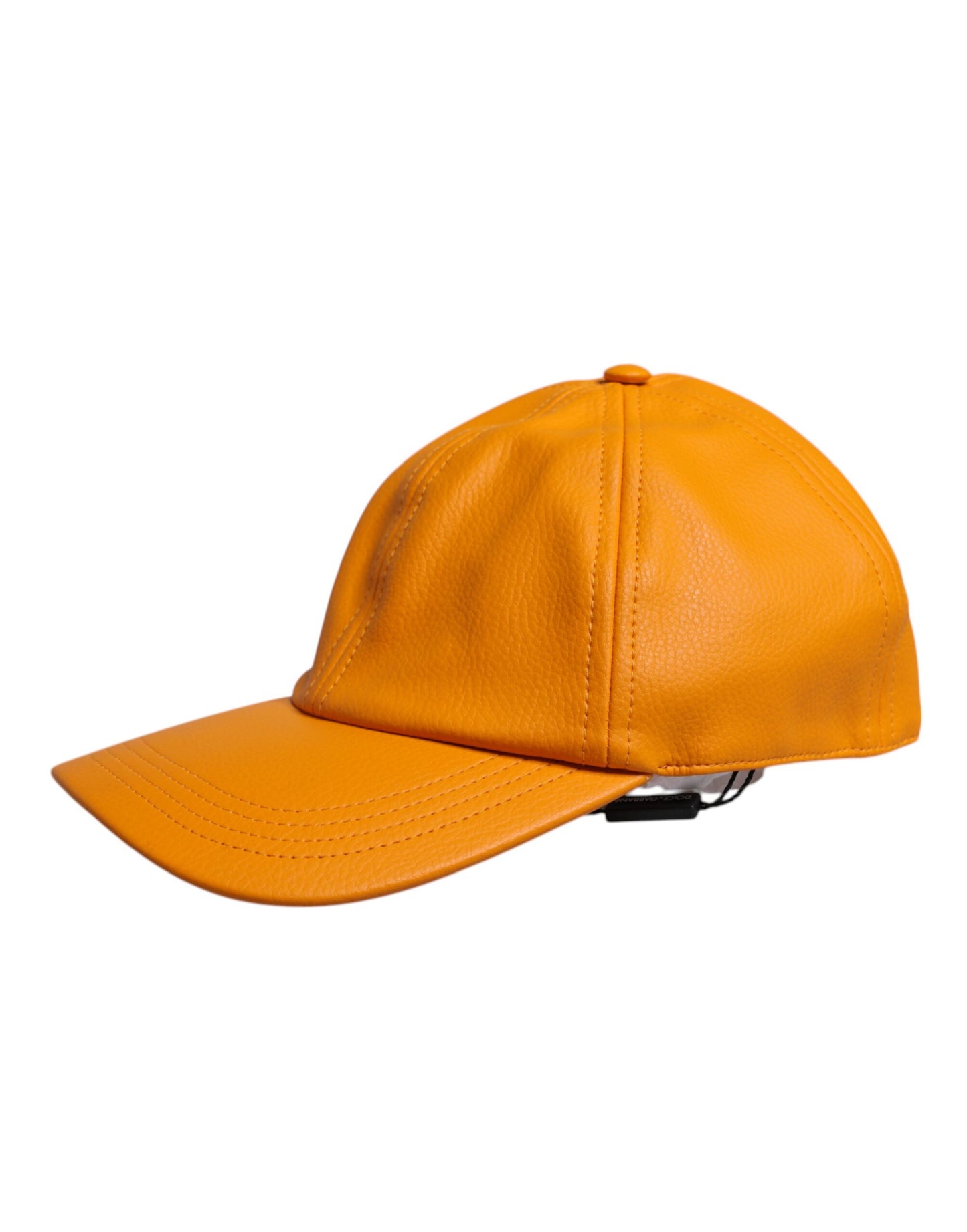 Gorra de béisbol Dolce & Gabbana de 6 paneles de algodón naranja