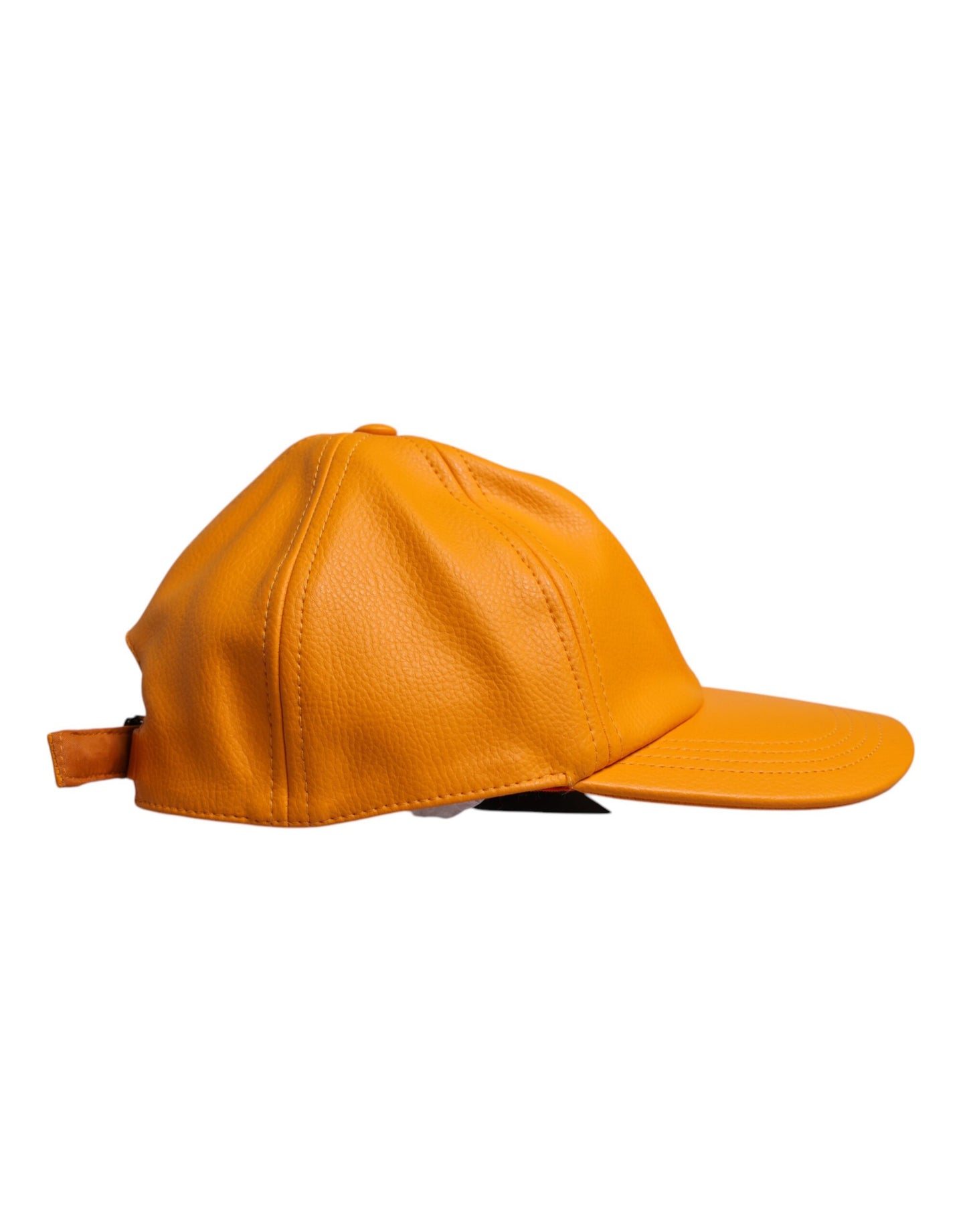 Gorra de béisbol Dolce & Gabbana de 6 paneles de algodón naranja