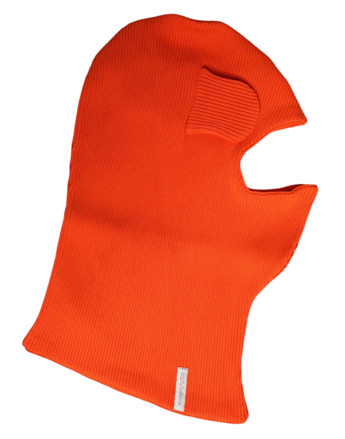 Passe-montagne Chapeau Dolce & Gabbana Orange Coton Tête Entière