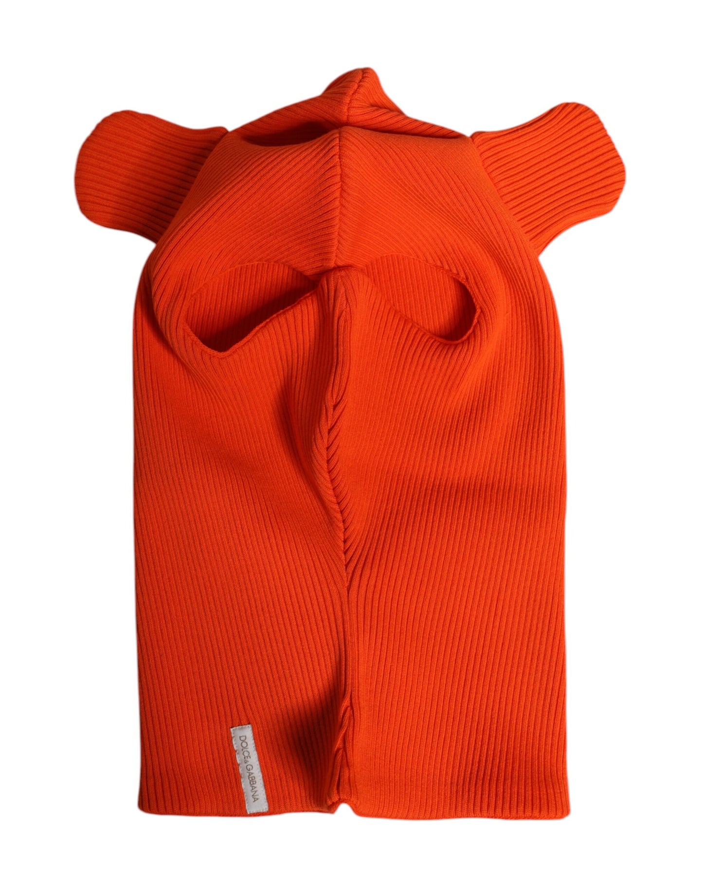 Passe-montagne Chapeau Dolce & Gabbana Orange Coton Tête Entière