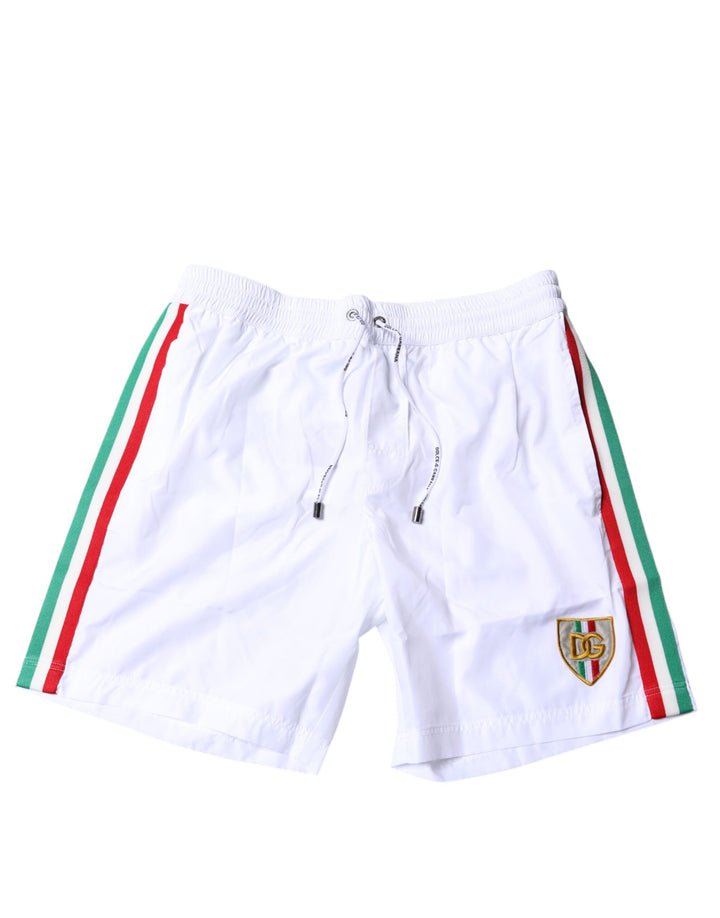 Dolce & Gabbana Traje de Baño de 2 Piezas con Rayas Blancas