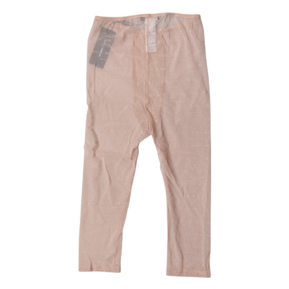 Dolce & Gabbana Ropa interior de encaje con logo beige, mallas cortas