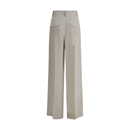 Pantalones de lino Brunello Cucinelli
