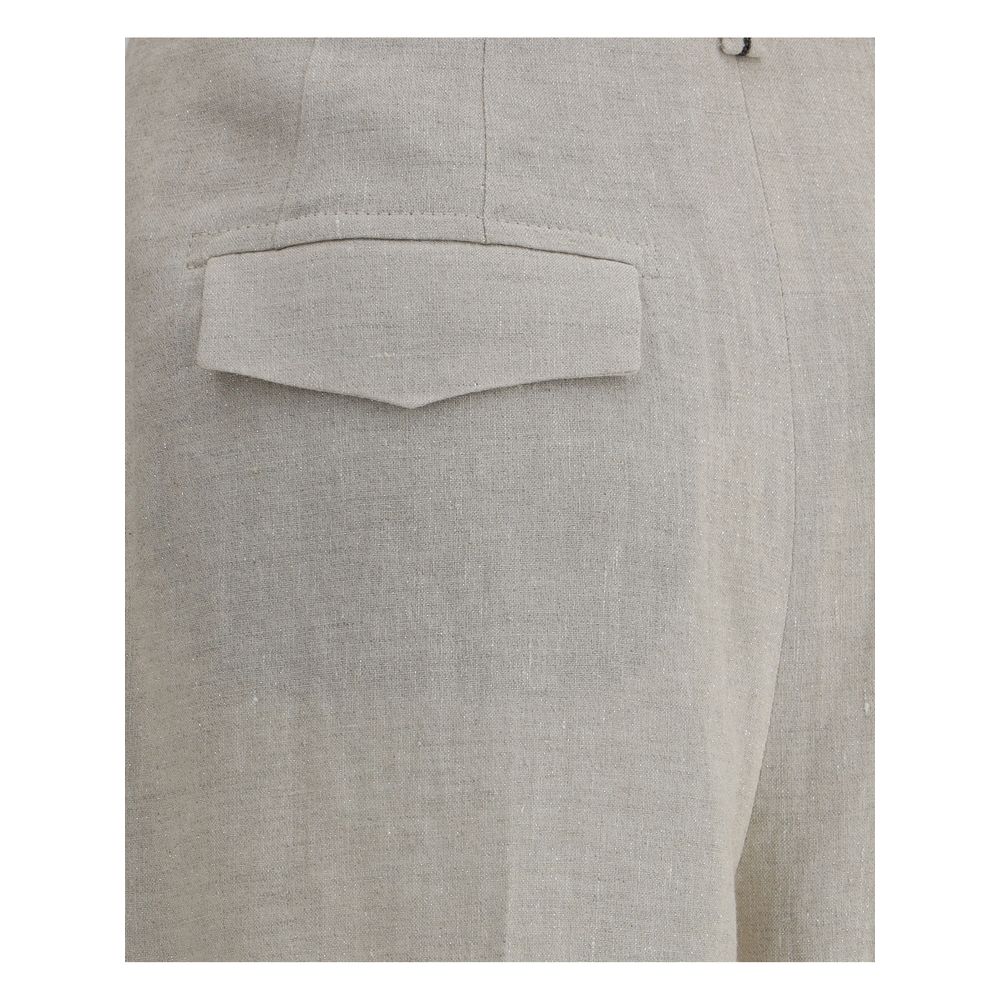 Pantalones de lino Brunello Cucinelli