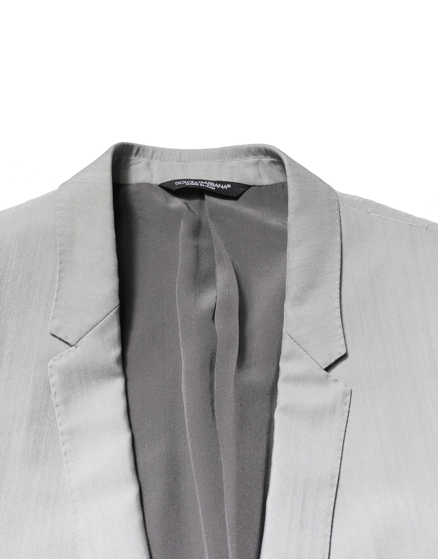Costume de cérémonie 2 pièces Dolce & Gabbana GOLD en laine gris clair