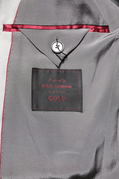 Costume de cérémonie 2 pièces Dolce & Gabbana GOLD en laine gris clair