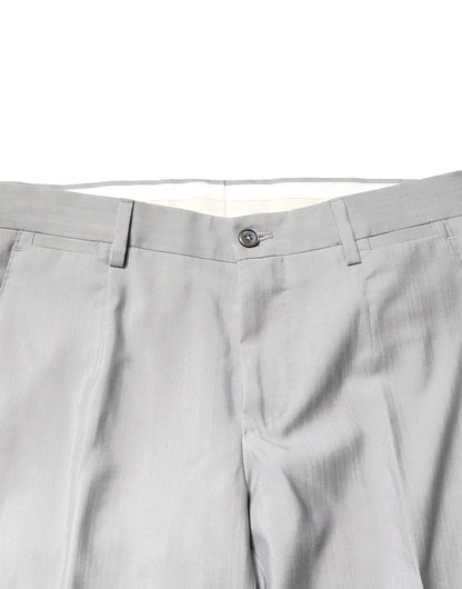 Costume de cérémonie 2 pièces Dolce & Gabbana GOLD en laine gris clair
