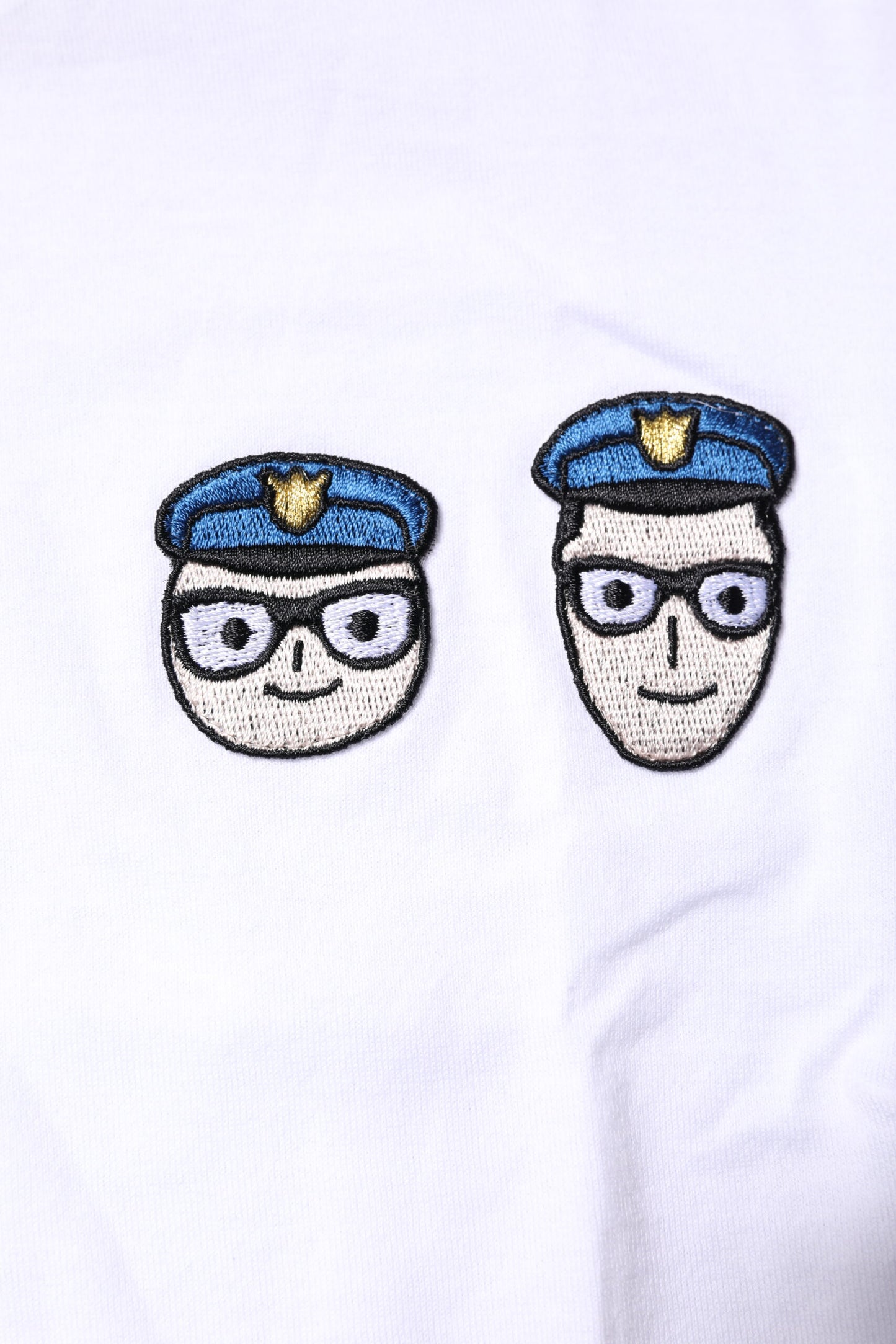 T-shirt en coton à col rond Dolce & Gabbana blanc #DGFamily