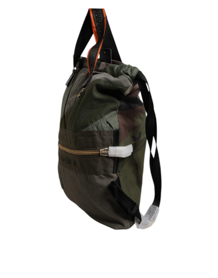Mochila Dolce & Gabbana de retales en verde militar
