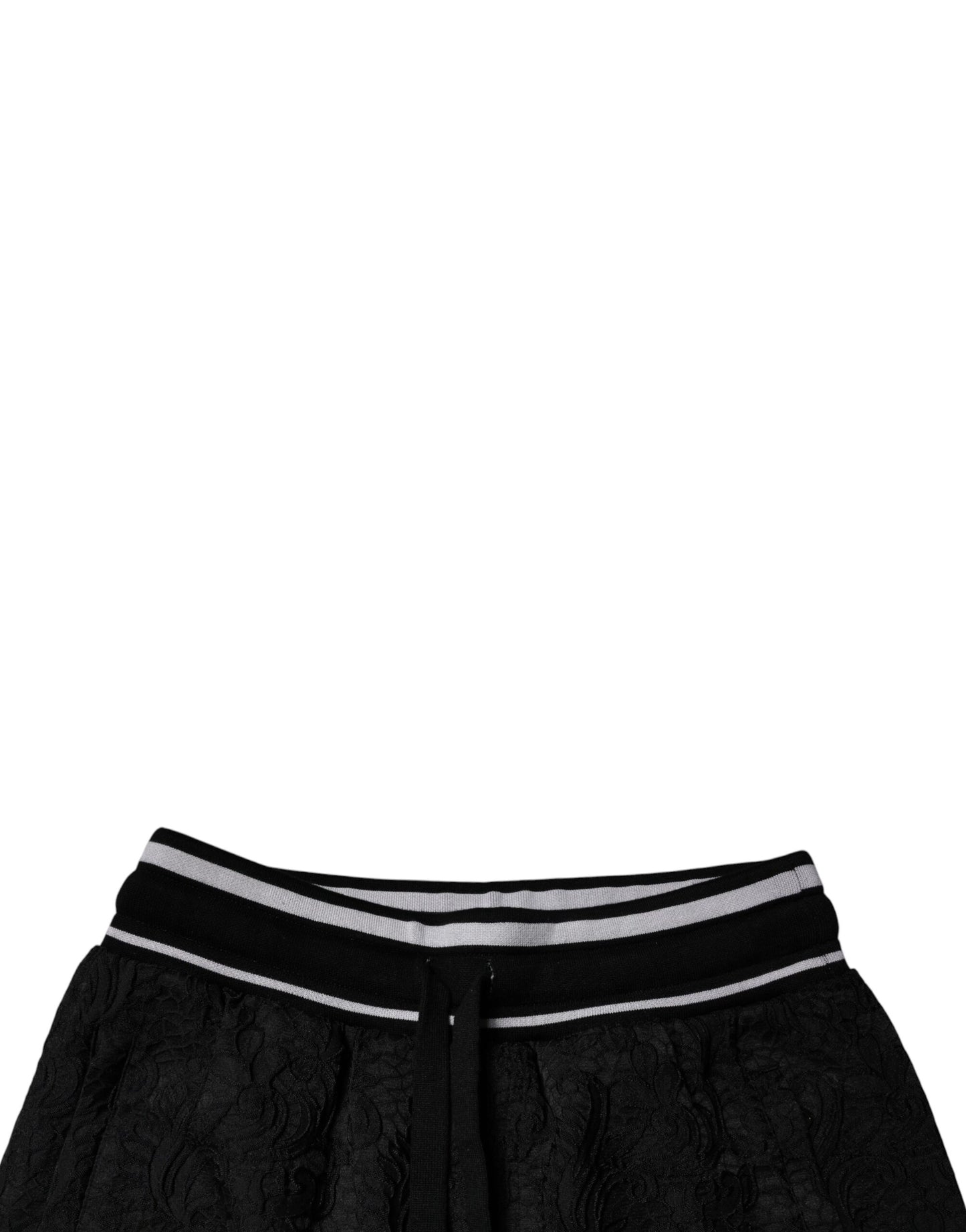 Pantalón de chándal Dolce & Gabbana negro de hombre de talle medio