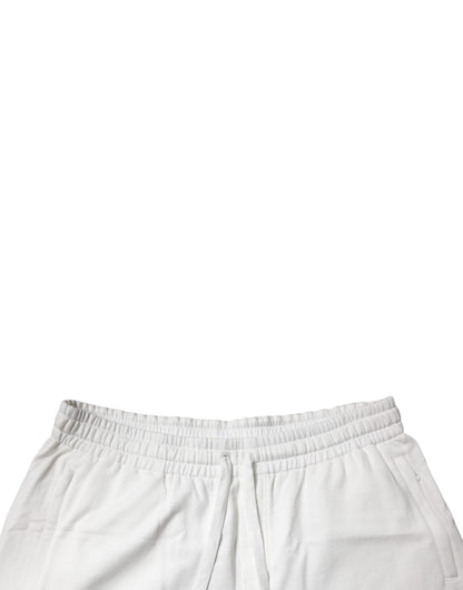 Dolce & Gabbana Coton Blanc Homme Bermuda Shorts