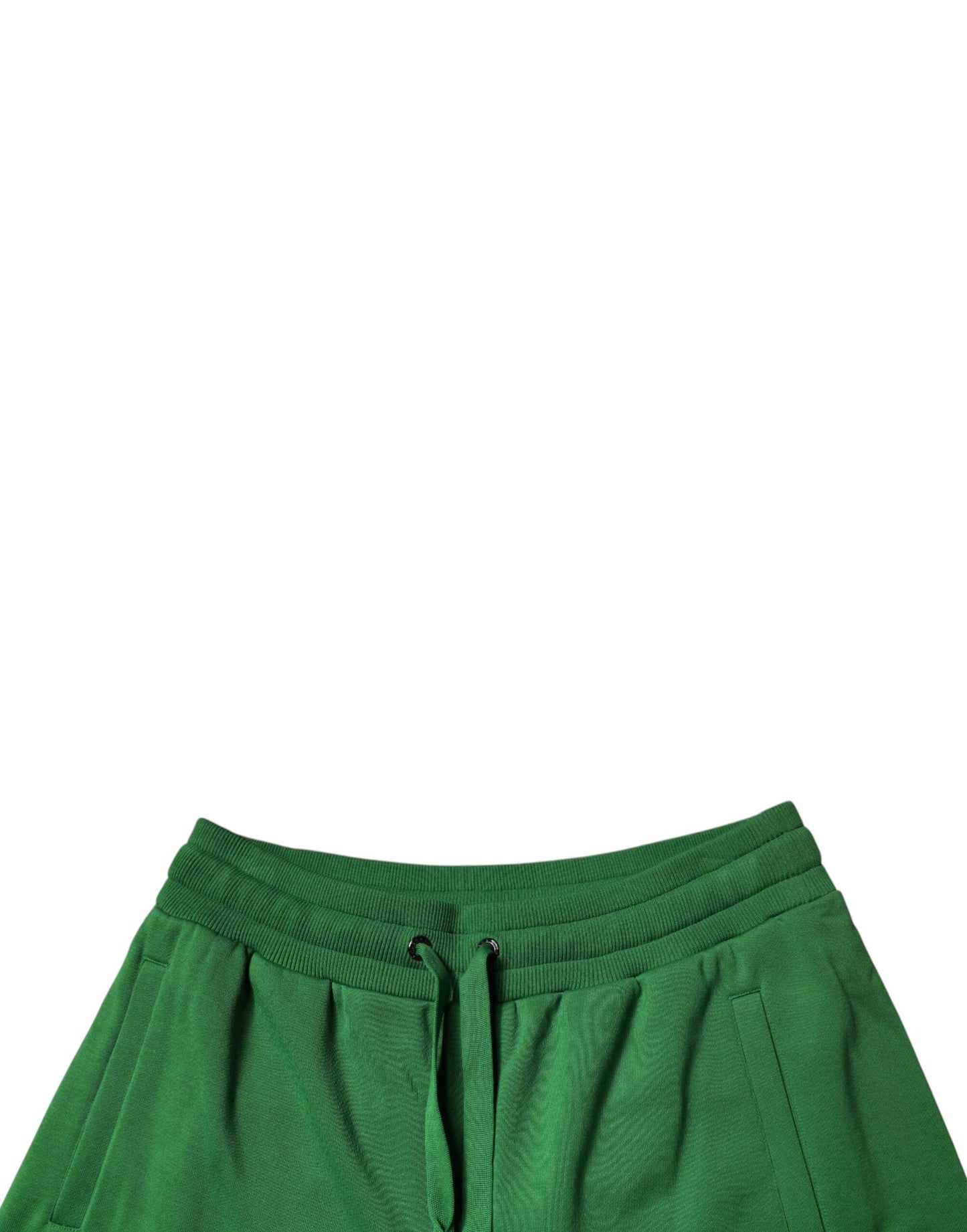 Dolce & Gabbana Short Bermuda Homme en Molleton de Coton Vert