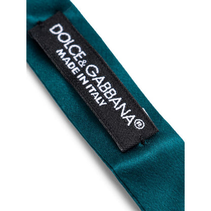 Nœud Papillon en Soie Verte Dolce & Gabbana