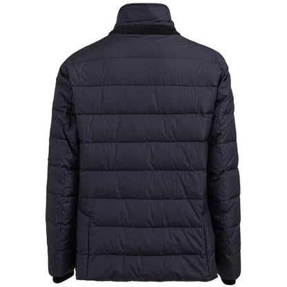 Dolce & Gabbana Blue Polyester Coat