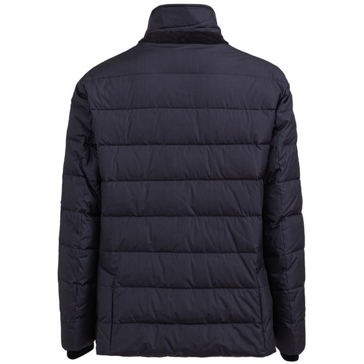 Dolce & Gabbana Blue Polyester Coat