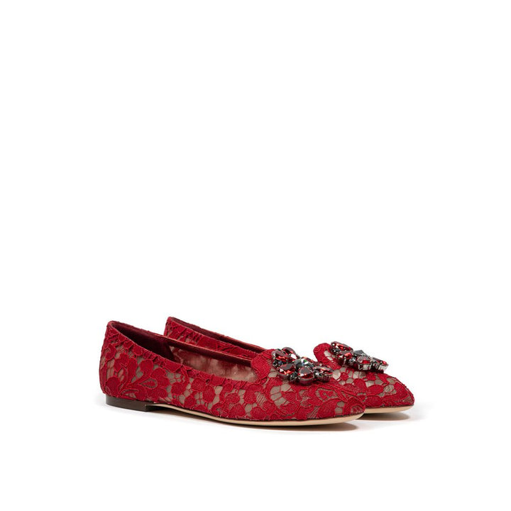 Bailarinas Dolce & Gabbana rojas de viscosa