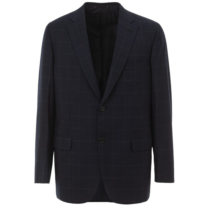 Blazer Brioni en laine bleue