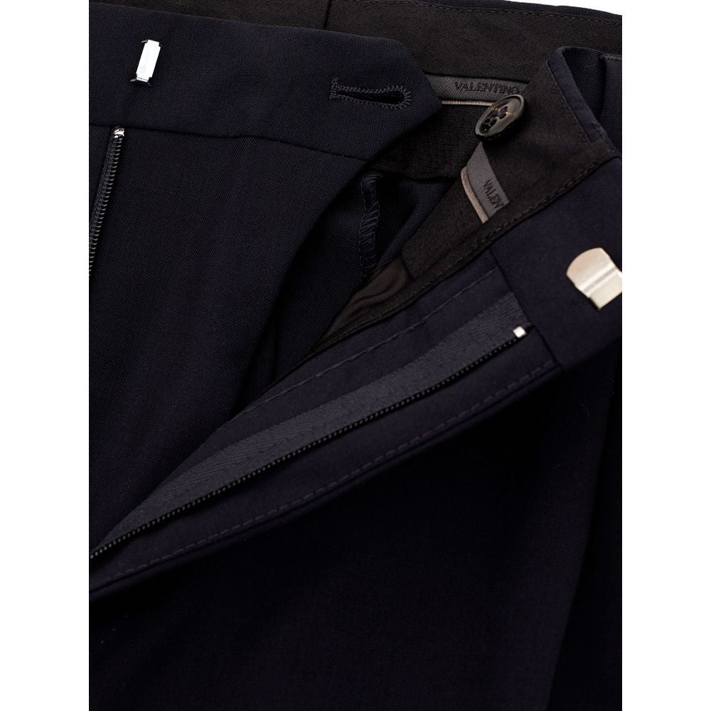Pantalon de ville Valentino noir en laine