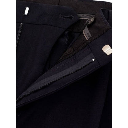 Pantalon de ville Valentino noir en laine