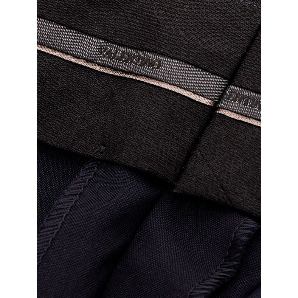 Pantalon de ville Valentino noir en laine