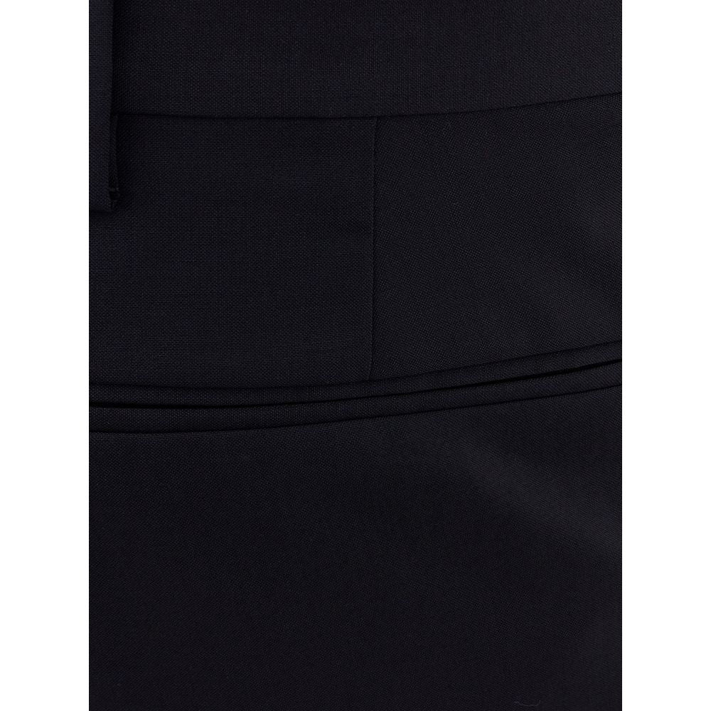 Pantalon de ville Valentino noir en laine