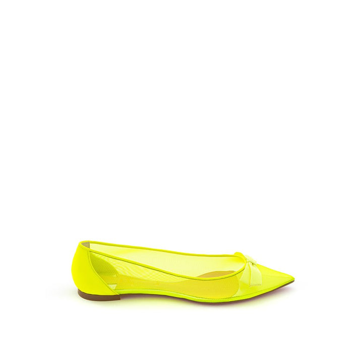 Bailarinas de malla amarillas Christian Louboutin