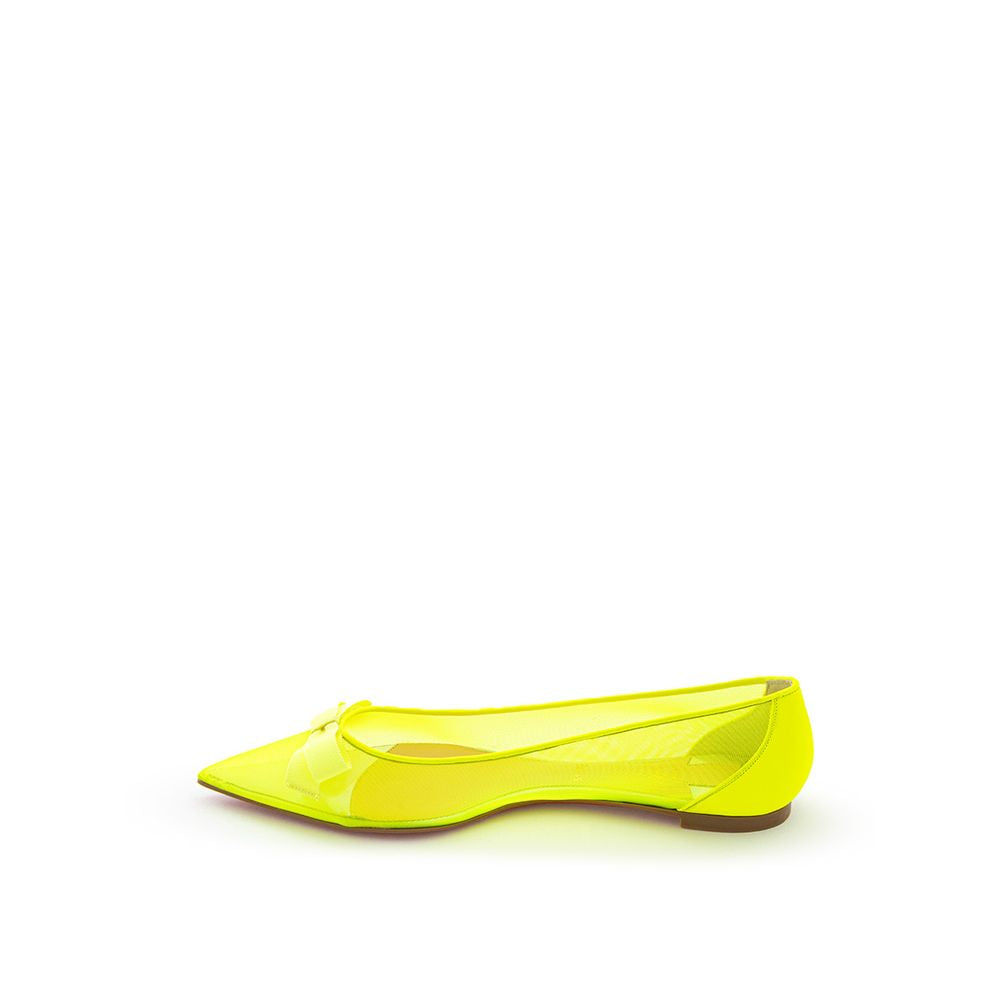 Bailarinas de malla amarillas Christian Louboutin
