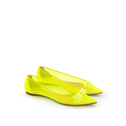 Bailarinas de malla amarillas Christian Louboutin