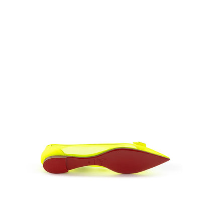 Bailarinas de malla amarillas Christian Louboutin