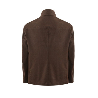 Lardini Blue Wool Coat