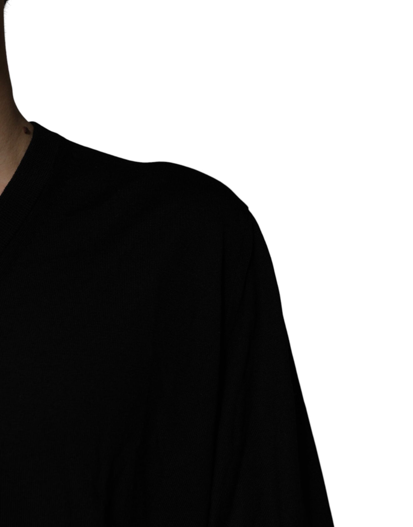 Pull Col V Dolce & Gabbana Camouflage Noir
