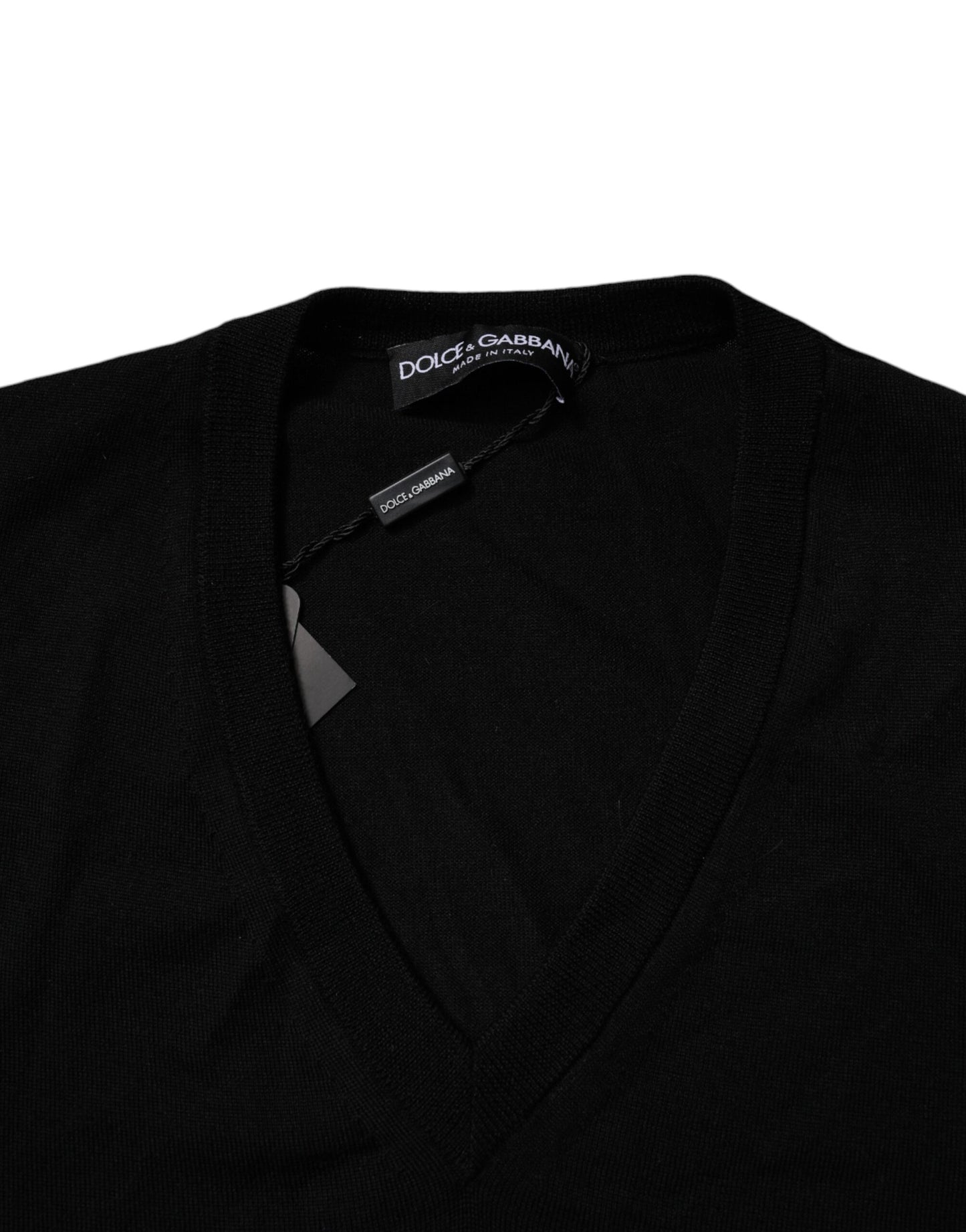Pull Col V Dolce & Gabbana Camouflage Noir
