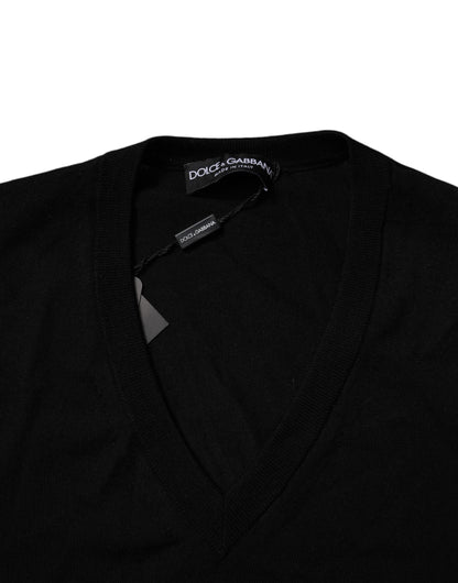 Pull Col V Dolce & Gabbana Camouflage Noir