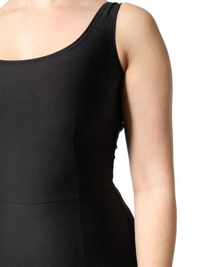 Dolce & Gabbana Mono sin mangas negro ajustado para mujer