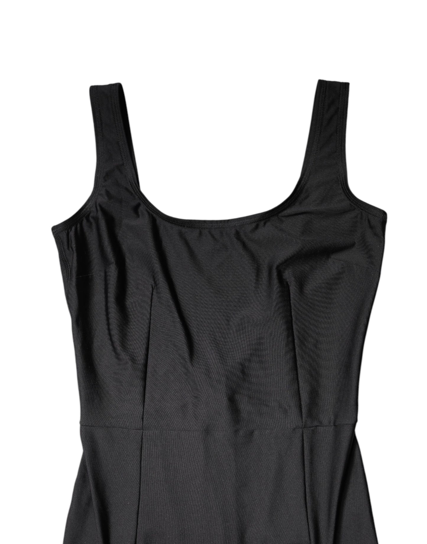 Dolce & Gabbana Mono sin mangas negro ajustado para mujer