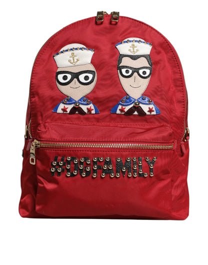 Sac à dos Dolce & Gabbana Rouge #DGFAMILY VULCANO Embelli
