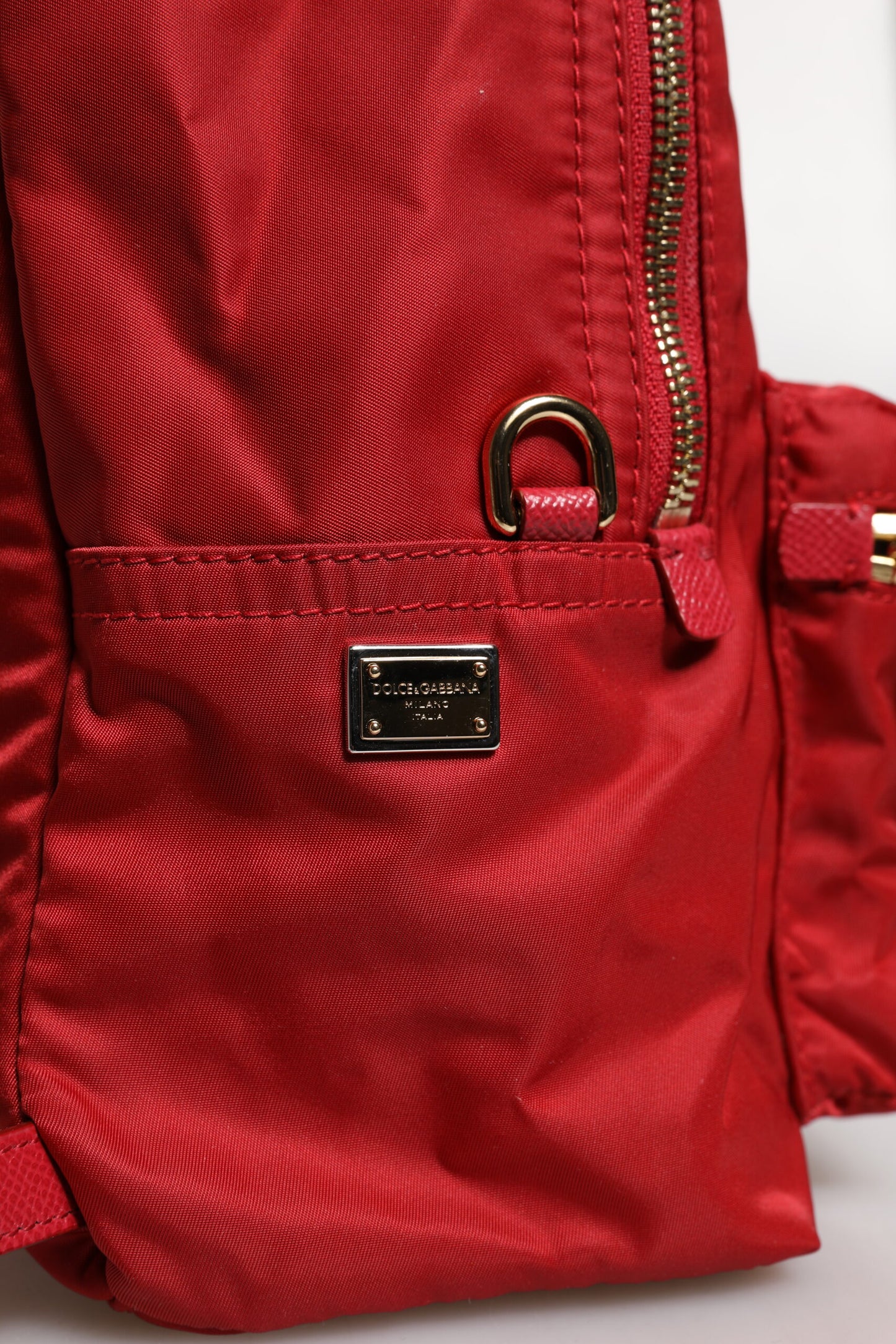 Sac à dos Dolce & Gabbana Rouge #DGFAMILY VULCANO Embelli