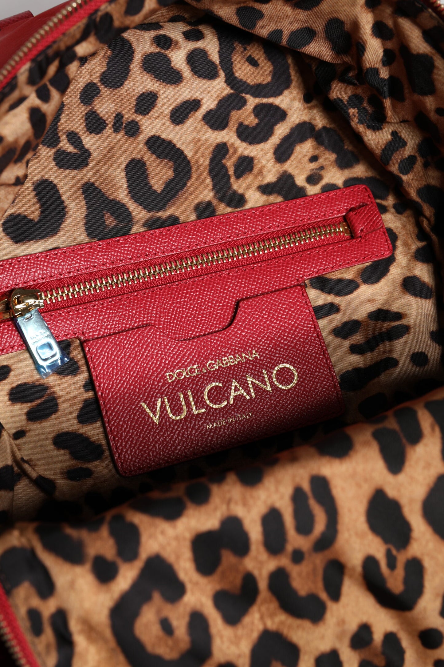 Sac à dos Dolce & Gabbana Rouge #DGFAMILY VULCANO Embelli