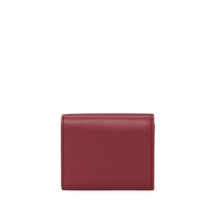 Cartera de piel de becerro roja Dolce & Gabbana