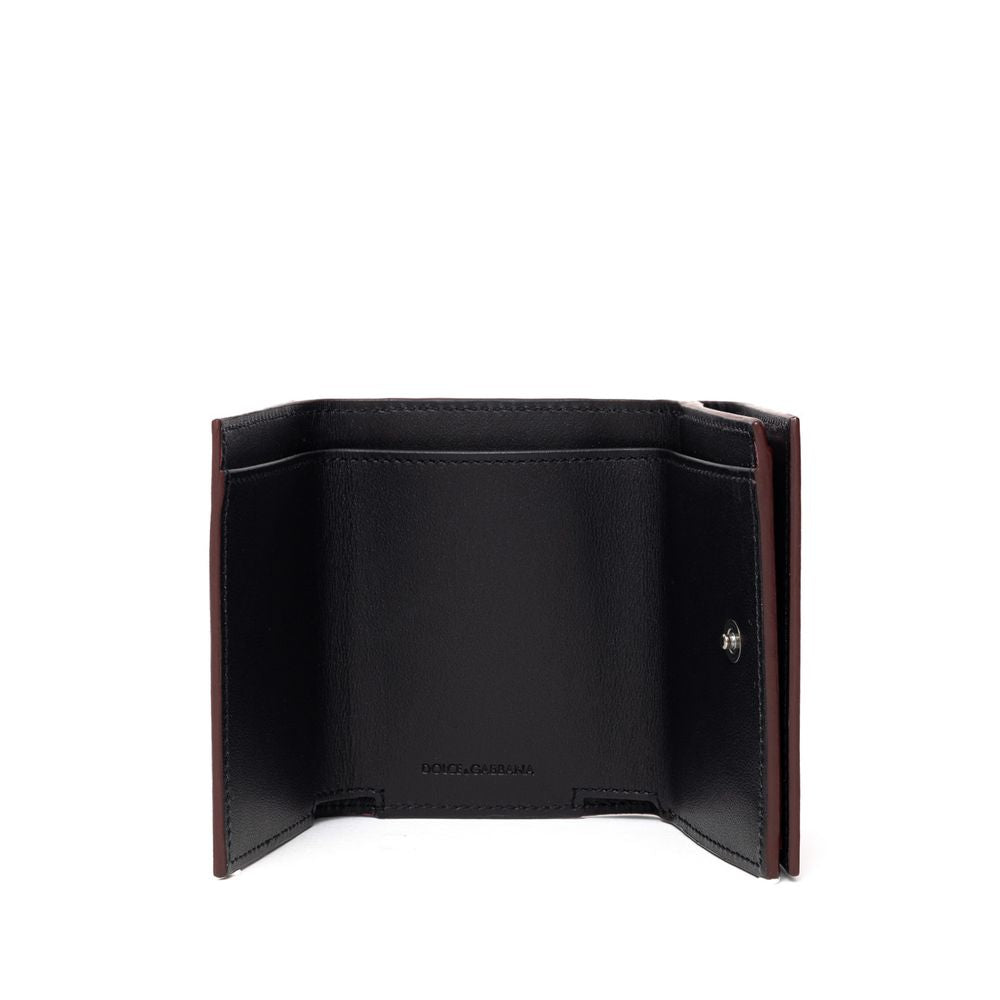 Dolce & Gabbana Red Calfskin Wallet