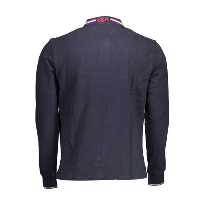 U.S. POLO ASSN. Blue Cotton Men's Polo Shirt