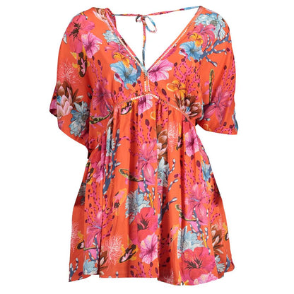 Desigual Rosso Viscosa Womens Dress