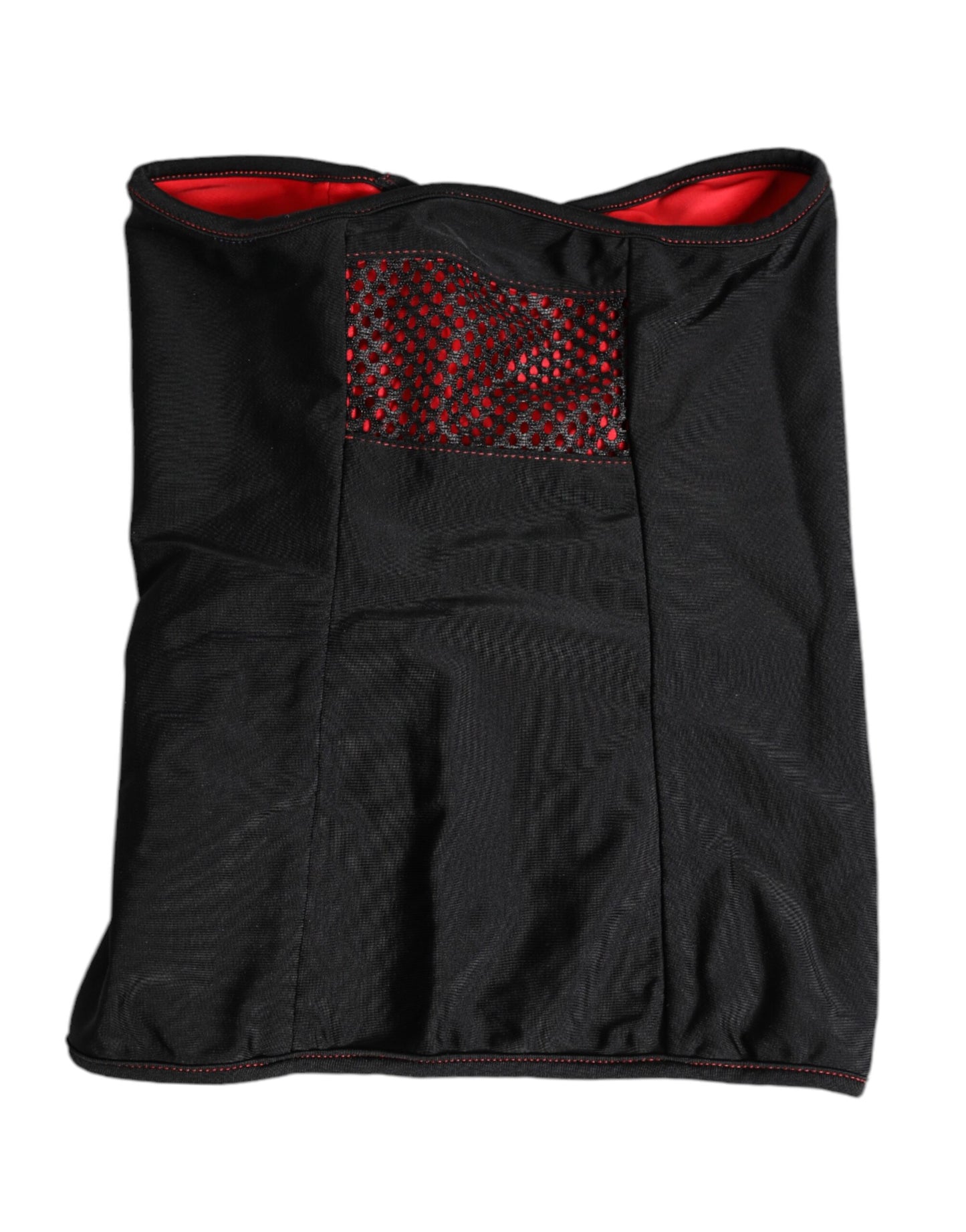 Dolce & Gabbana cache-col cagoule tour de cou en nylon tricoté noir