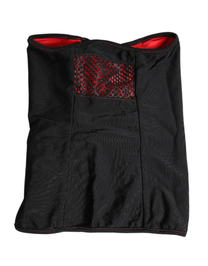 Dolce & Gabbana cache-col cagoule tour de cou en nylon tricoté noir