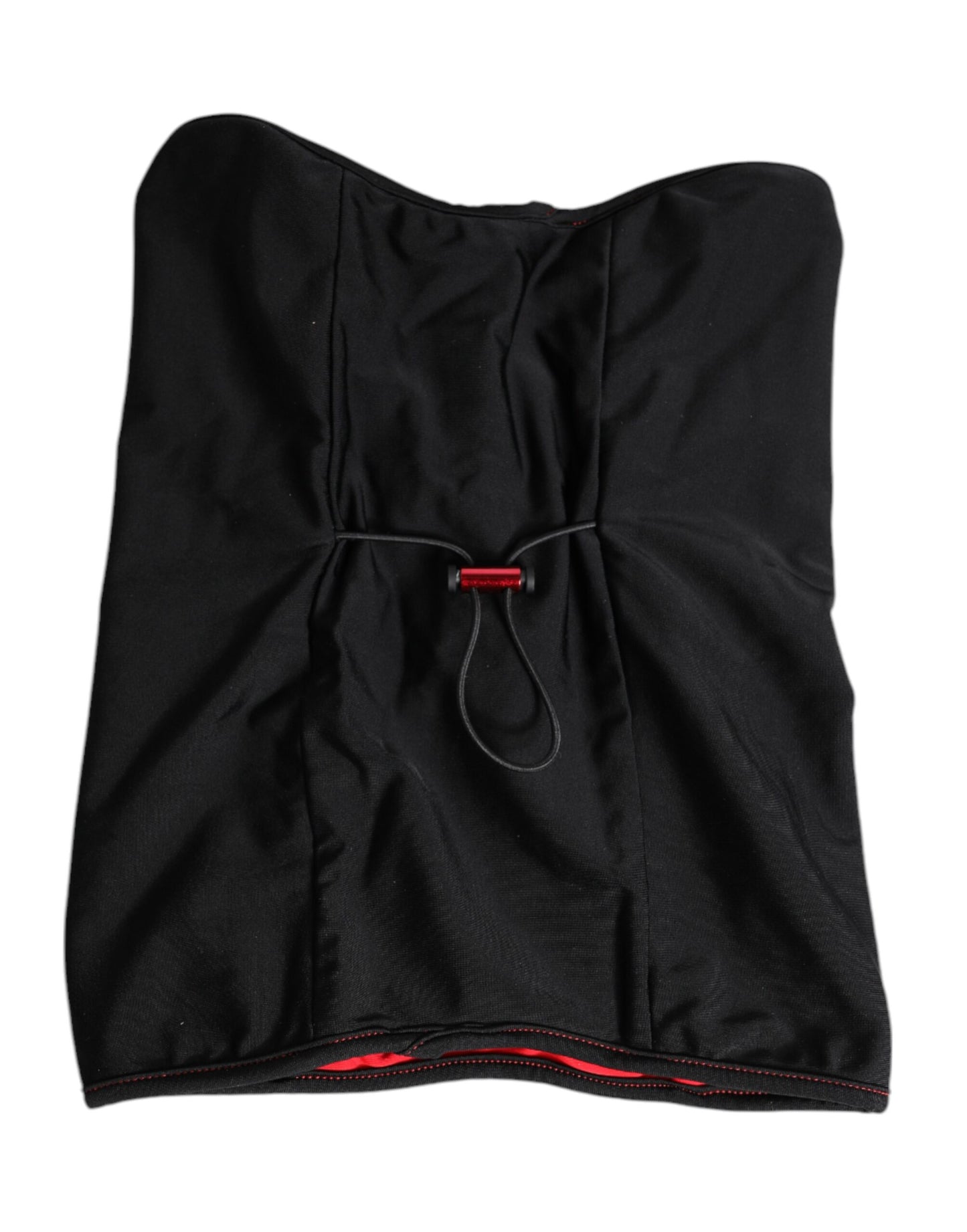 Dolce & Gabbana cache-col cagoule tour de cou en nylon tricoté noir