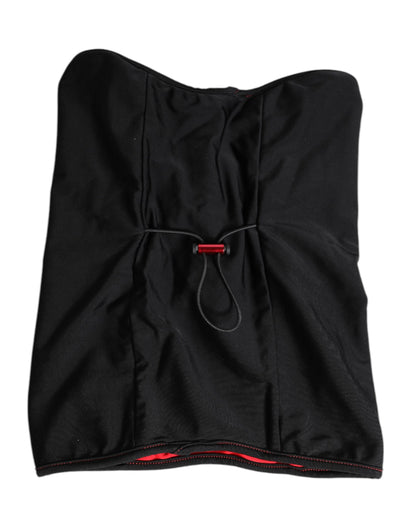 Dolce & Gabbana cache-col cagoule tour de cou en nylon tricoté noir